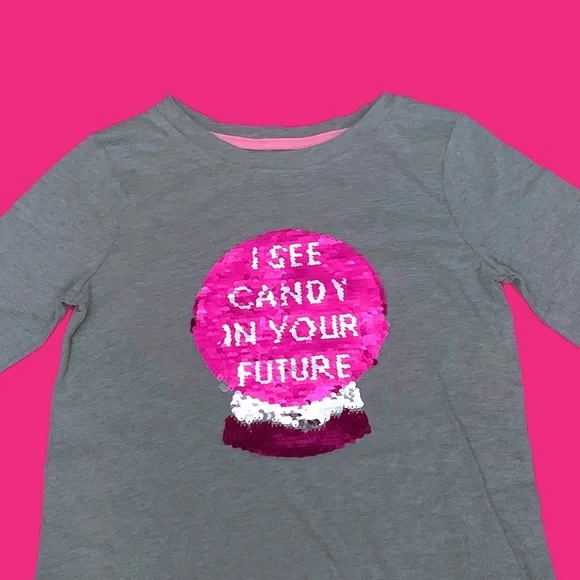 Cat & Jack Crystal Ball Shirt NWT - Picture 3 of 10